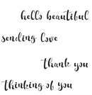 Happy Banner Words - Set de Plantillas - TCW