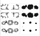 A2 Layered Daisy Banner - Set de Plantillas - TCW