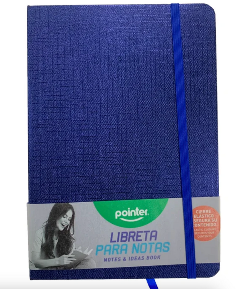 Cuaderno de Notas A5 - Metallic Blue - Pointer