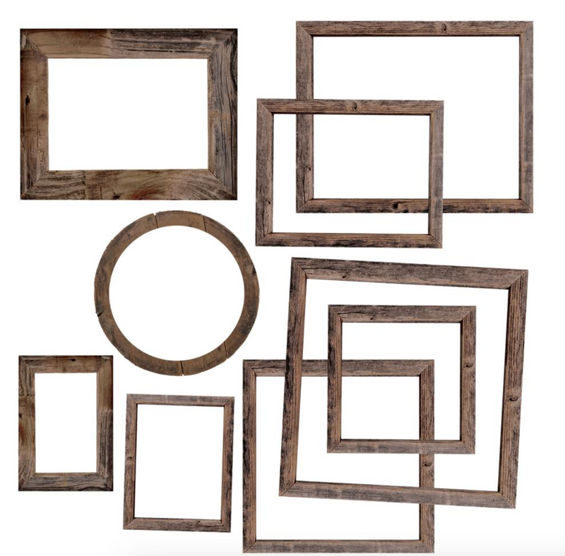 Evergreen Season  - Chipboard Frames - 49 and Market