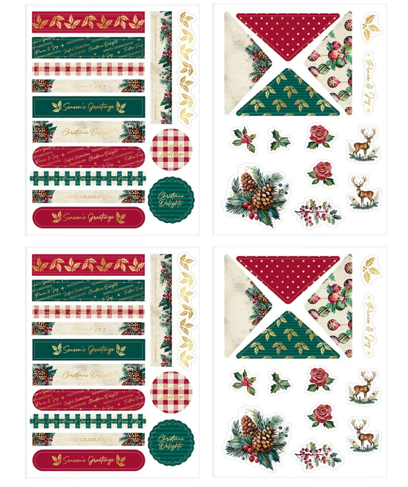 Timeless Tidings - Topper Set (Stickers) - Tonic Studio