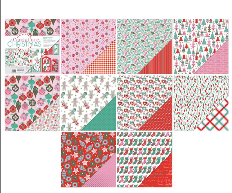 A Candy Cane Christmas - Paper Pad 12x12" - Tonic Studio