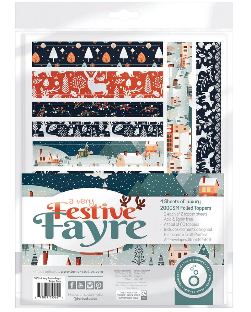 A Very Festive Fayre - Topper Set (Stickers) - Tonic Studio