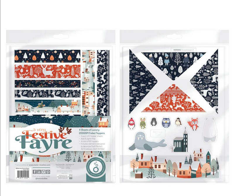 A Very Festive Fayre - Topper Set (Stickers) - Tonic Studio