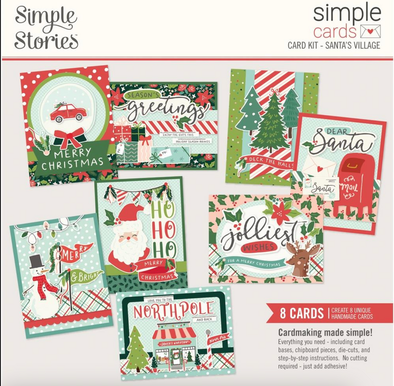 Santa's Village  - Kit de Tarjetas - Simple Stories