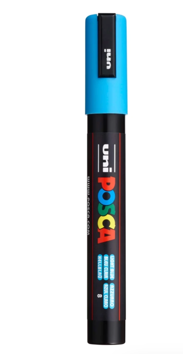 Posca PC-5M - Light Blue