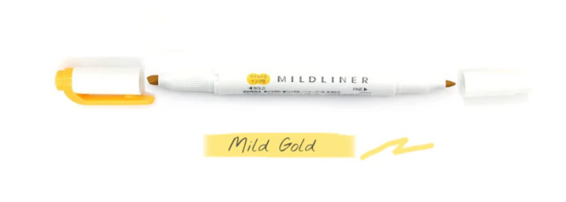 Mildliner MILD GOLD - Individual - Zebra