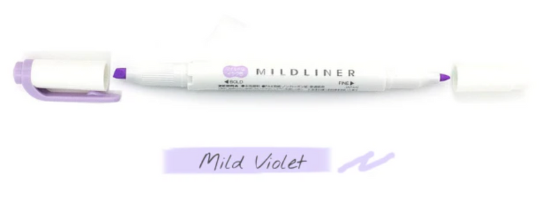 Mildliner MILD Violet - Individual - Zebra