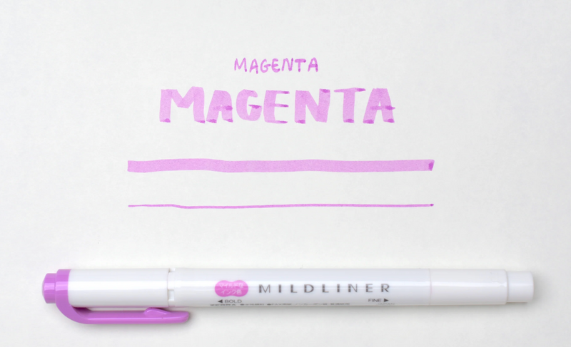 Mildliner MILD Magenta - Individual - Zebra