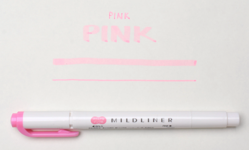 Mildliner MILD Pink - Individual - Zebra