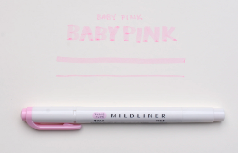 Mildliner MILD Baby Pink - Individual - Zebra