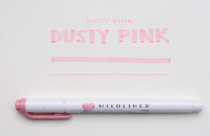 Mildliner MILD Dusty Pink - Individual - Zebra