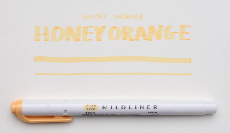 Mildliner MILD Honey Orange - Individual - Zebra