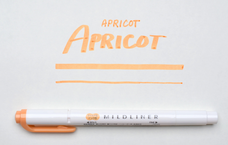 Mildliner MILD Apricot - Individual - Zebra