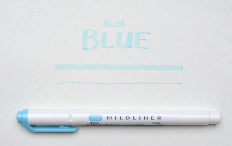 Mildliner MILD Blue - Individual - Zebra