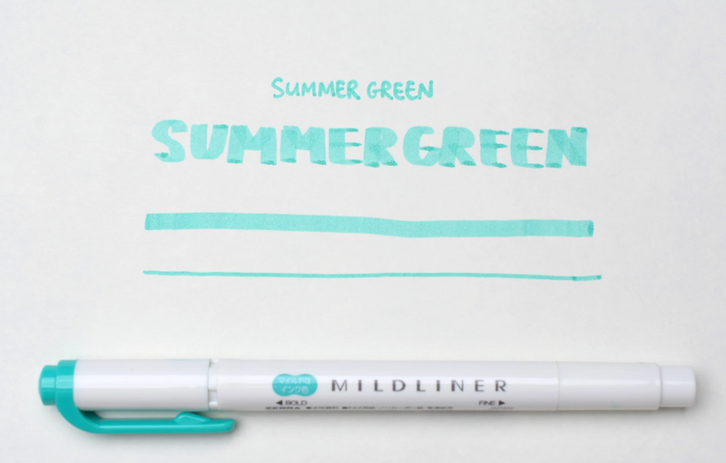 Mildliner MILD Summer Green - Individual - Zebra