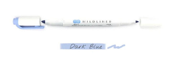 Mildliner MILD Dark Blue - Individual - Zebra