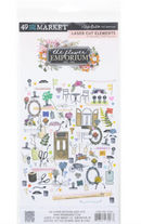 The Flower Emporium - Laser Cut Elements 6x12.5" - Vicki Boutin