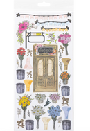 The Flower Emporium - Laser Cut Elements 6x12.5" - Vicki Boutin