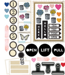 The Flower Emporium - Album Kit 8.5"x9" - Vicki Boutin