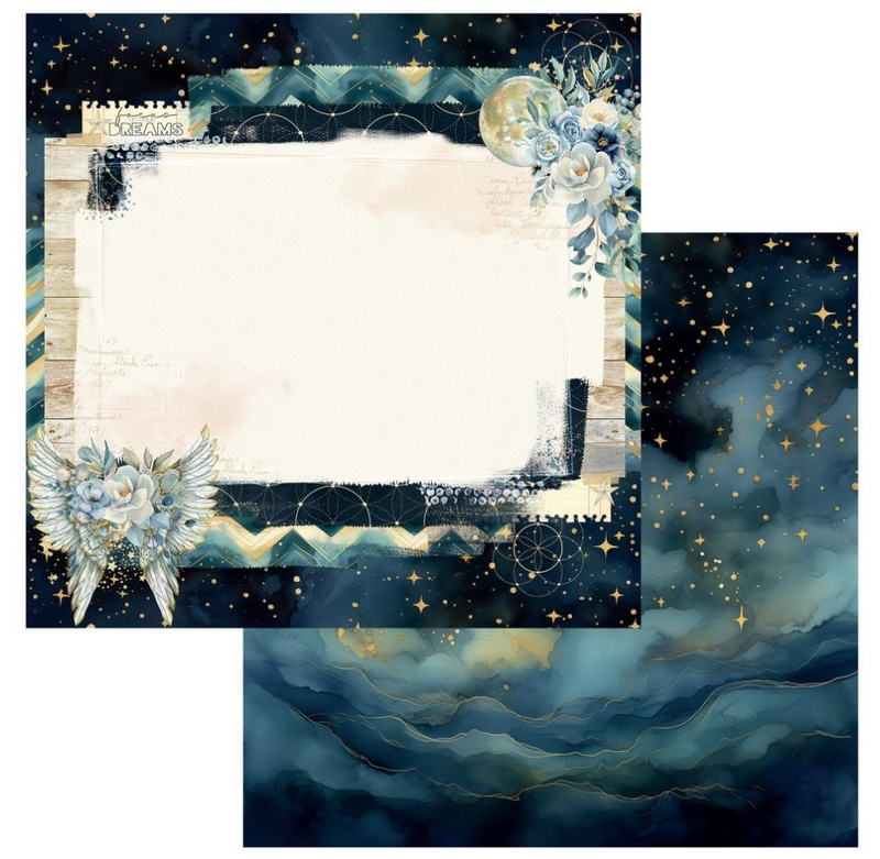Starlight Dreams - Enchanting - Papel Scrap Doble Cara 12x12  - 49 and Market