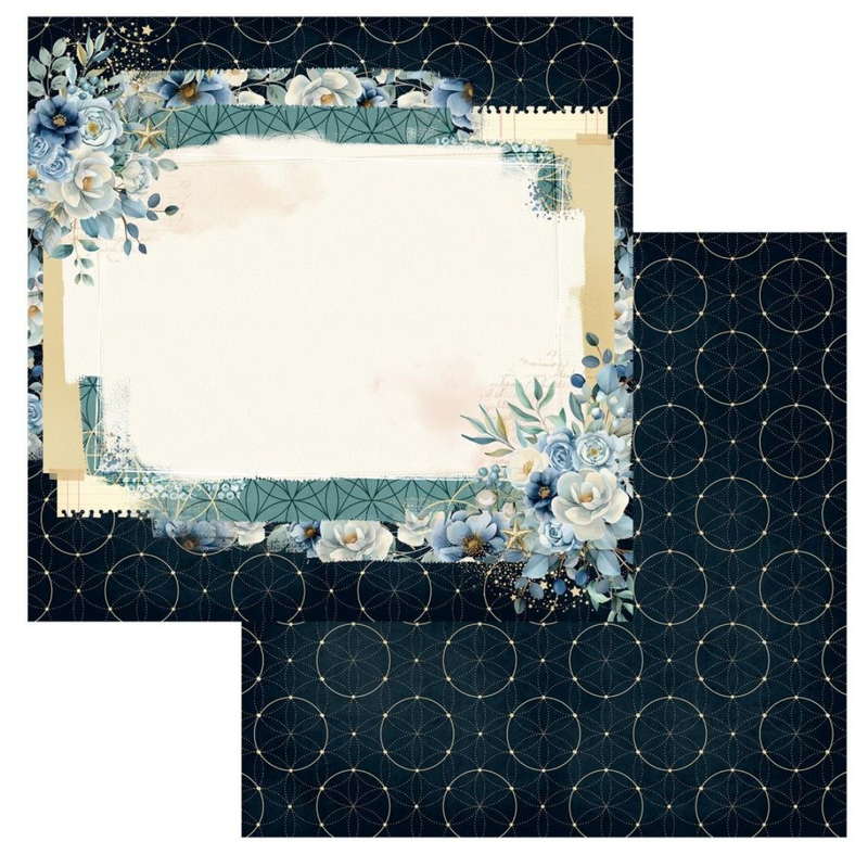 Starlight Dreams - Whimsical - Papel Scrap Doble Cara 12x12  - 49 and Market