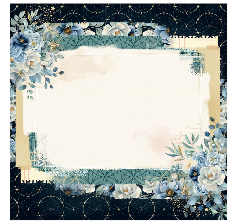Starlight Dreams - Whimsical - Papel Scrap Doble Cara 12x12  - 49 and Market