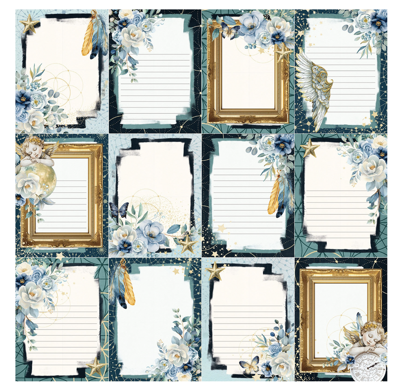 Starlight Dreams - Tranquil - Papel Scrap Doble Cara 12x12  - 49 and Market
