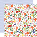 Fruit Stand - Fruit Blossoms - Papel Scrap 12x12  - Echo Park