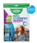 Papel Fotográfico Adhesivo - 20 Hojas - Pointer