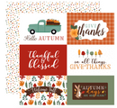 A Perfect Autumn - 6x4" Journaling Cards - Papel Scrap 12x12 - Echo Park