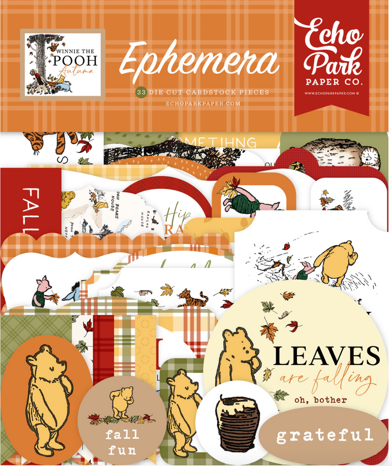 Winnie The Pooh Autumn - Ephemera - Echo Park