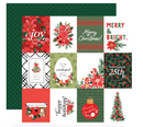 Merry Christmas Flora - Merry Journaling Cards - Papel Scrap 12x12  - Echo Park