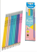 Set de 12 Lápiz Grafito HB2 - Pasteles - Pointer