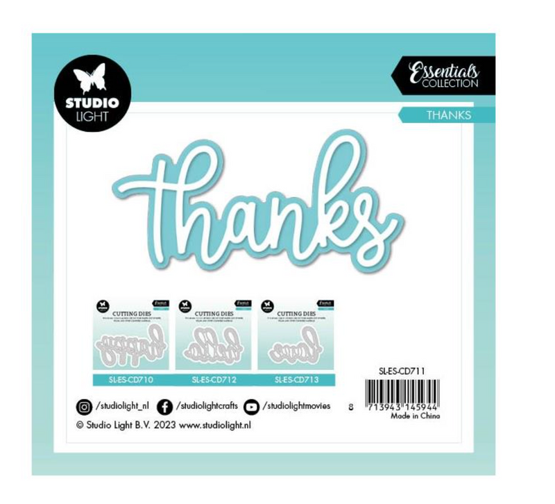 Nr. 711, Thanks - Troquel - Studio Light