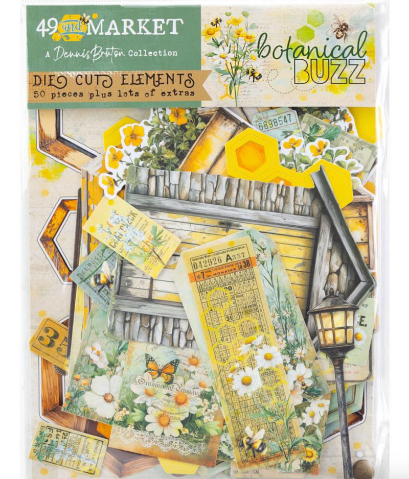 Botanical Buzz - Elements Die Cuts (Efímeras) - 49 and Market