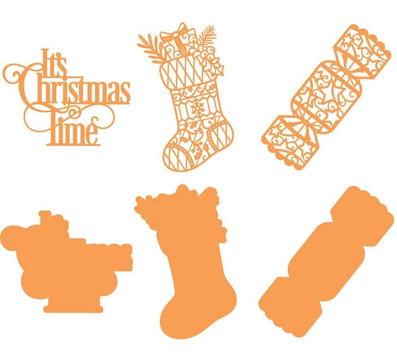 It's Christmas Time Cracker & Stocking - Set de Troqueles - Tonic Studio