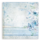 Blue and Rose Land - Tela de Polyester 12"x12" - Stamperia