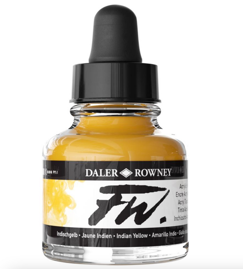 Tinta Acrílica - Indian Yellow - Daler Rowney FW