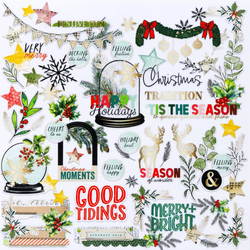 Mistletoe And Memories - Vellum Efímeras con Foil - Vicki Boutin