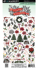 Mistletoe And Memories - Laser Cut Follage 6x12.5" - Vicki Boutin