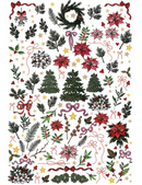 Mistletoe And Memories - Laser Cut Follage 6x12.5" - Vicki Boutin