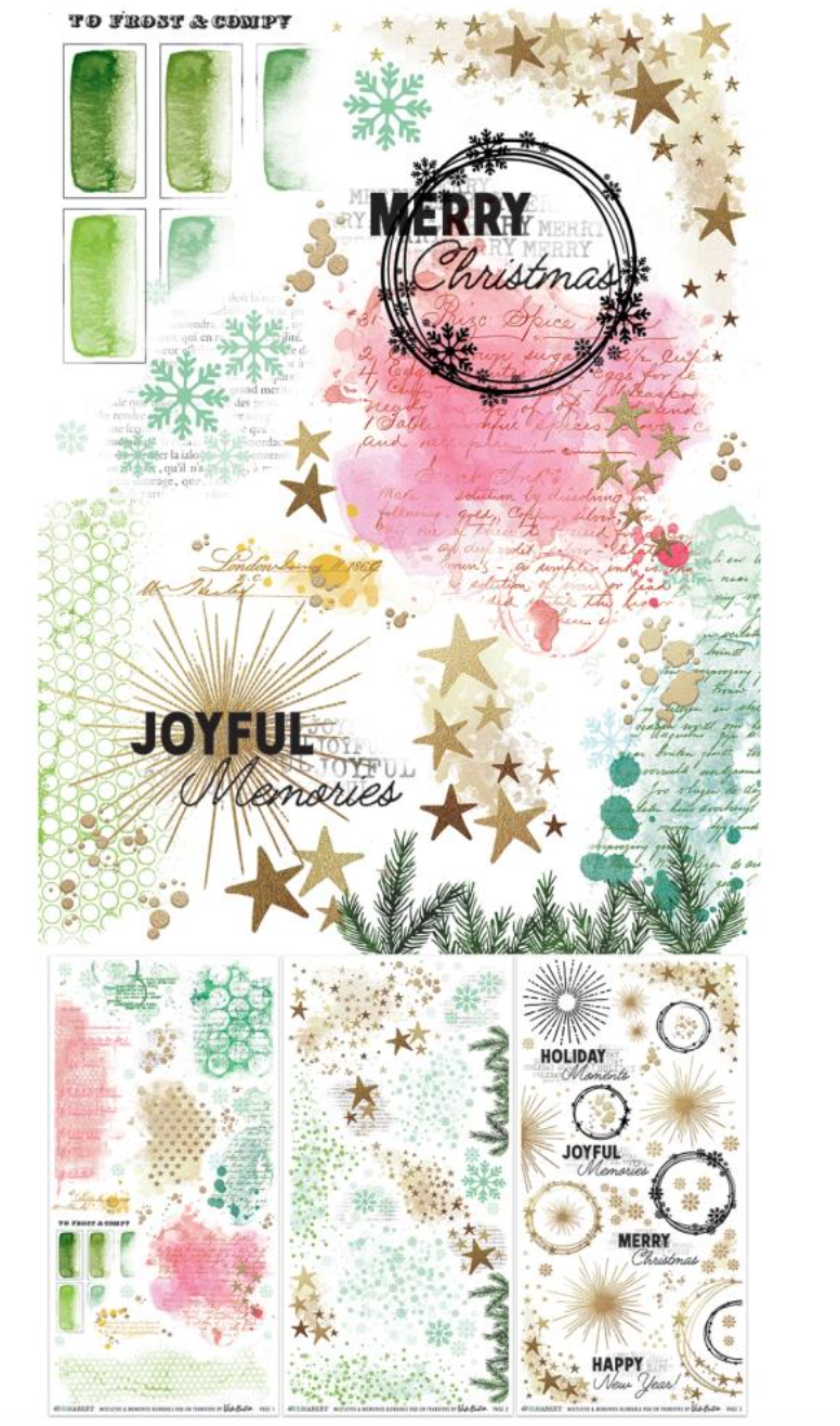 Mistletoe And Memories - Blendable Rub-on - Vicki Boutin