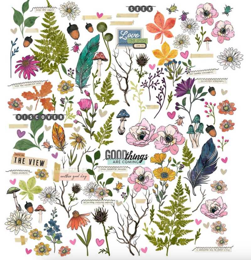 Curiosities in Willow Groove  - Laser Cut Follage - Vicki Boutin