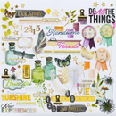 Curiosities in Willow Groove  - Vellum Efimeras con Foil - Vicki Boutin