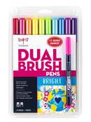 Dual Brush Set 10 - Bright  - Tombow