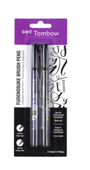 Fudenosuke Pen 2PK - Duo Negro  - Tombow