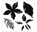 Set de troqueles y Sellos - Flores de Temporada- Sizzix