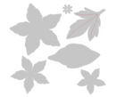 Set de troqueles y Sellos - Flores de Temporada- Sizzix