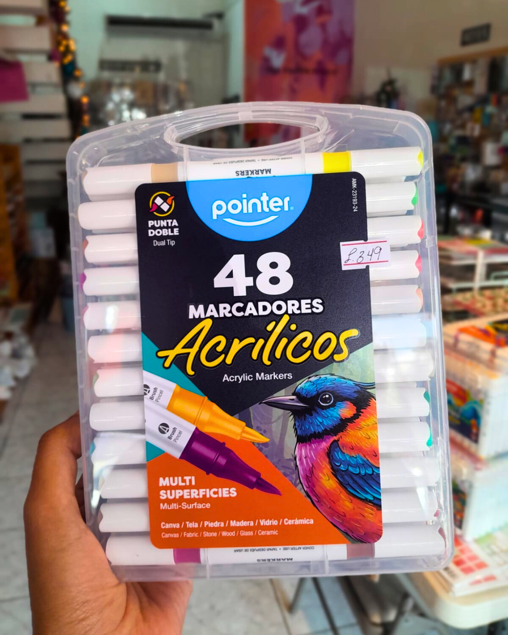 Arteza - Marcadores De Pintura Acrílica, Juego De 40 Bolígrafos De